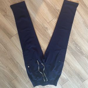 FIGS navy blue high waisted Yola skinny pants